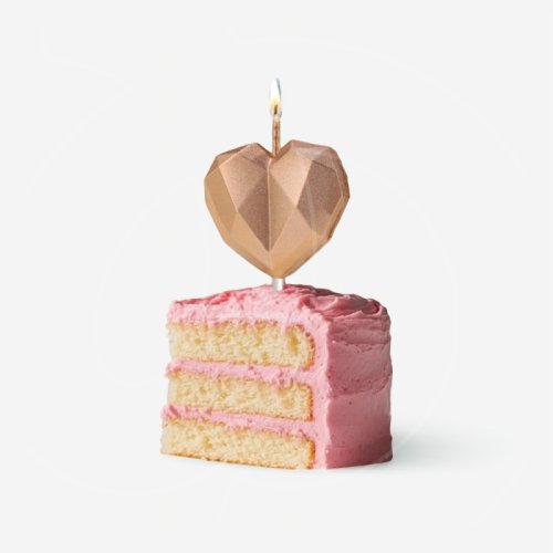 Свеча декоративная "Сердце. Грани" 10603363   			