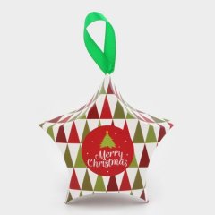 Коробка для сладостей "Новогодняя звёздочка" 7х5,5х2 см 10612685