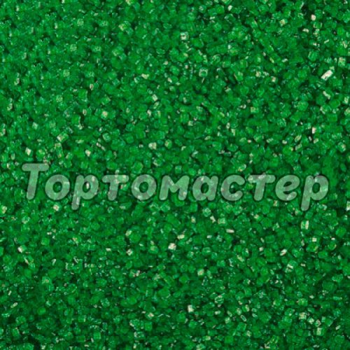 Сахар декоративный "Зелёный" 100 г tp15574