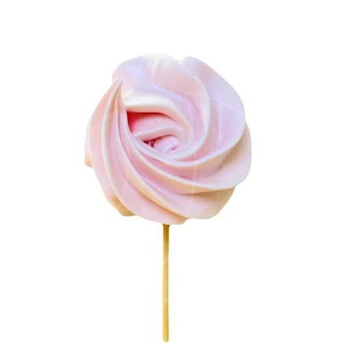 Украшение кондитерское сахарное безе на палочке "Розовое" 15 г Б31 розовое	