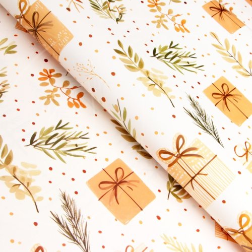 Бумага упаковочная "Подарок" 70х100 см 10549236