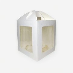 Коробка для кулича с ложементом 16х16х18 см ForG JUMPL II W W 160*160*180 ST