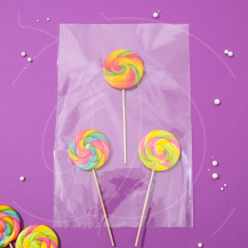 Пакетик прозрачный для сладостей 20х30 см 100 шт пак-30	