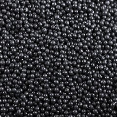 Посыпка декоративная шарики "Чёрные" 2 мм 1 кг tp63254