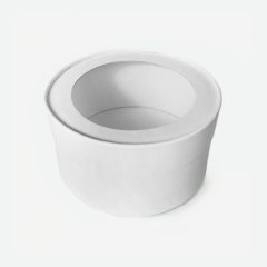 Коробка для сладостей с окном круглая белая 20х8 см 