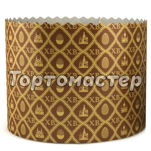 Форма для кулича "Золото ХВ" D110 H85 мм 1 шт PA9090PEG